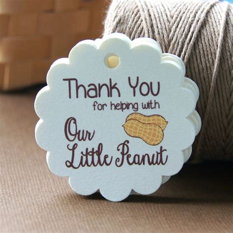 Thank You For Showering Our Little Peanut Printable